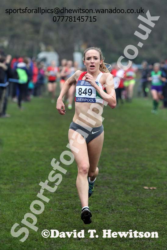 Senior women's European Cross Country Trials, Sefton Park, Liverpool. Photo: David T. Hewitson/Sports for All Pics